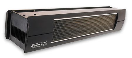 SUNPAK S34 B TSR Natural Gas Outdoor Infrared Patio Heater Black 34000 BTUs - 48 x 8 x 8 in.