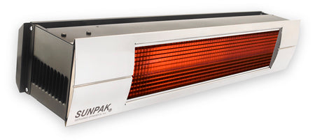 SUNPAK® S34 B TSH Two Stage Hardwired 25,000 TO 34,000 BTU Black Infrared Heater
