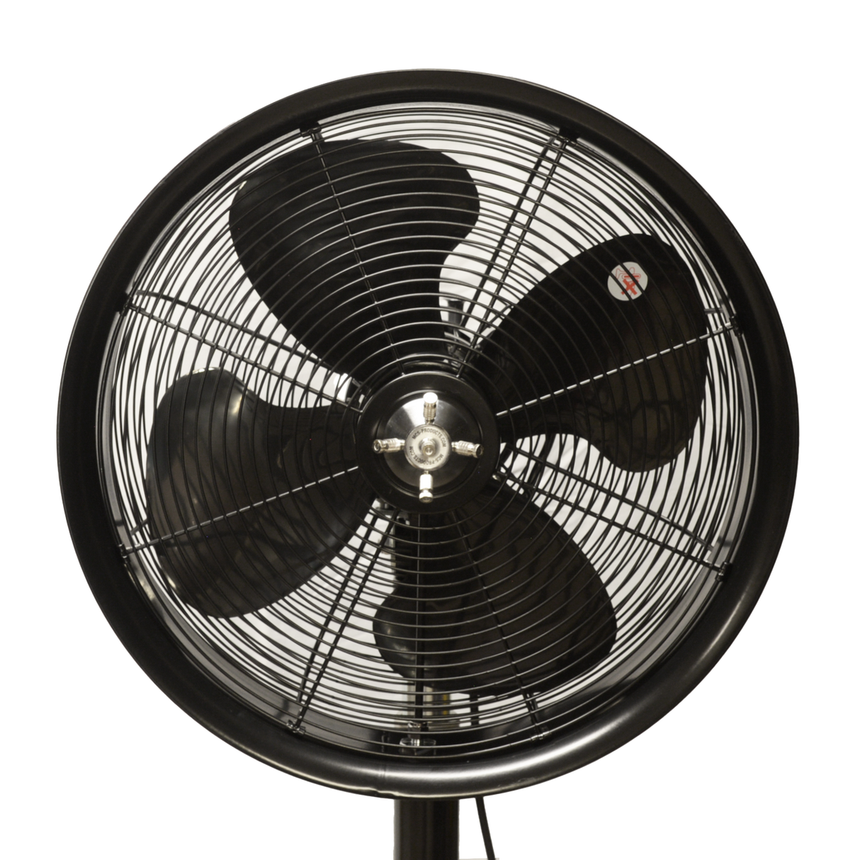 18″ Oscillating Misting Fan - 5 Nozzle Mist Hub - Available In Black And Almond