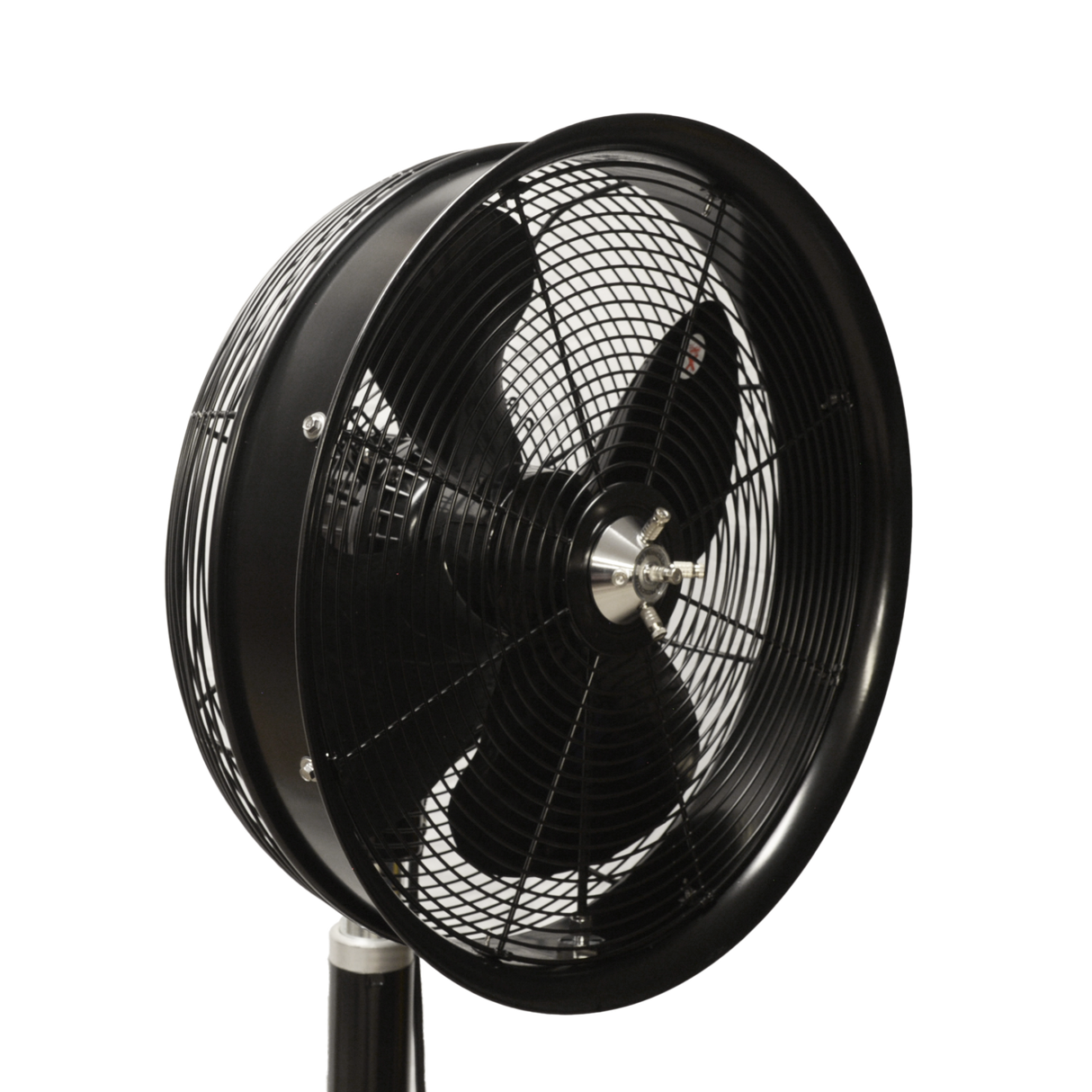 18″ Oscillating Misting Fan - 5 Nozzle Mist Hub - Available In Black And Almond