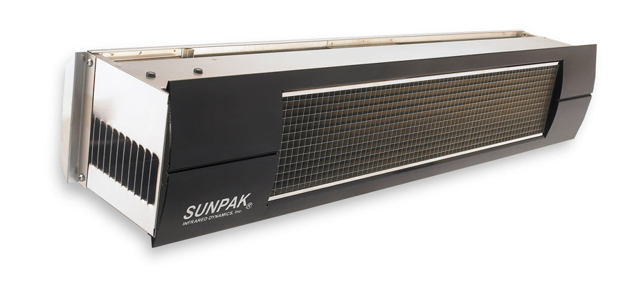 SUNPAK Model S34 S 34,000 BTU Classic Infrared Outdoor Patio Heater (Natural Gas, Stainless Steel Casing)