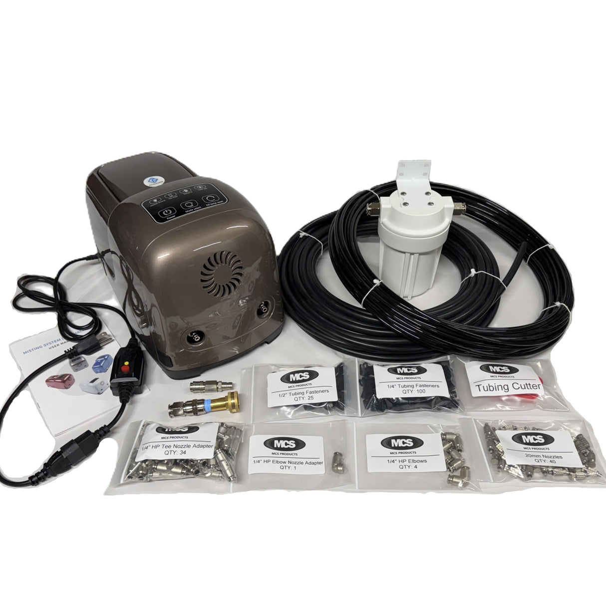 MCS-FG300 - 1000PSI High Pressure Misting System Kit (70ft. - 35 Nozzles)