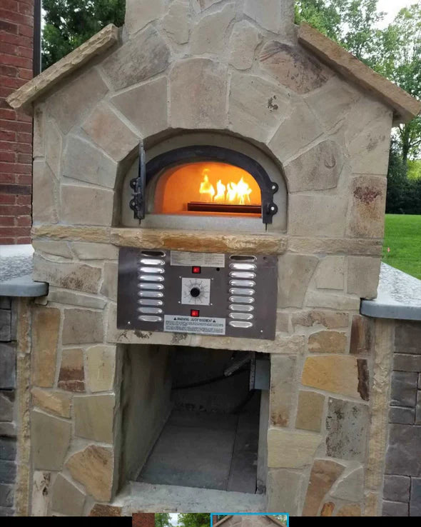 Chicago Brick Oven CBO 750 Hybrid DIY Kit (Propane) | Dual-Fuel (Gas and Wood)