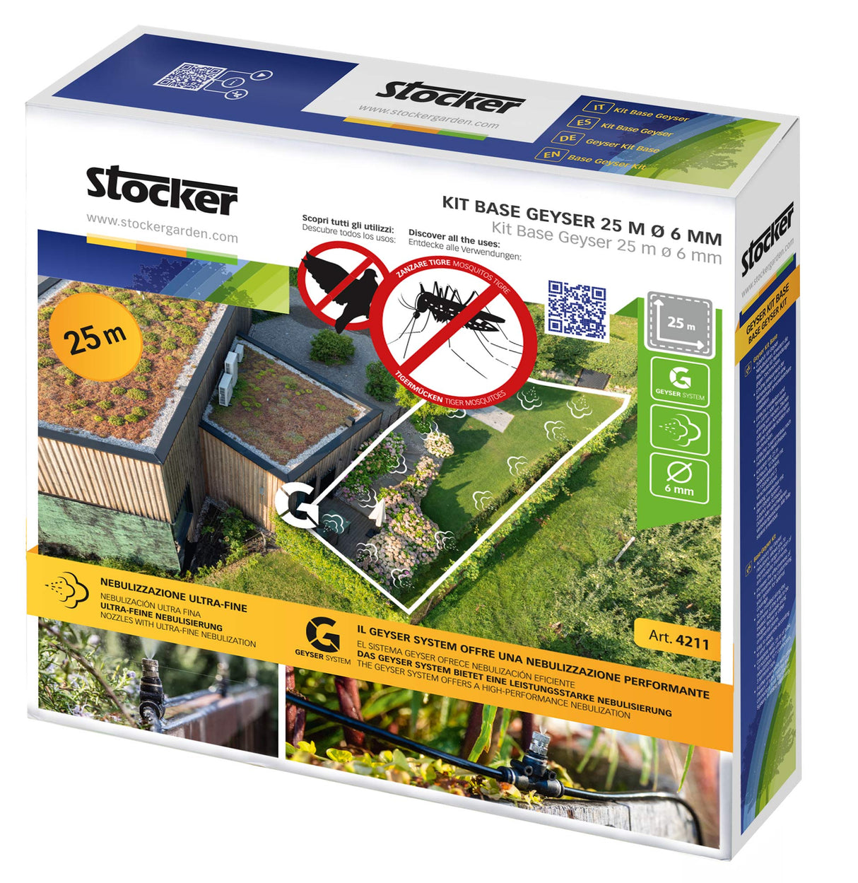 Stocker Geyser Base - 10 Nozzle Misting Kit