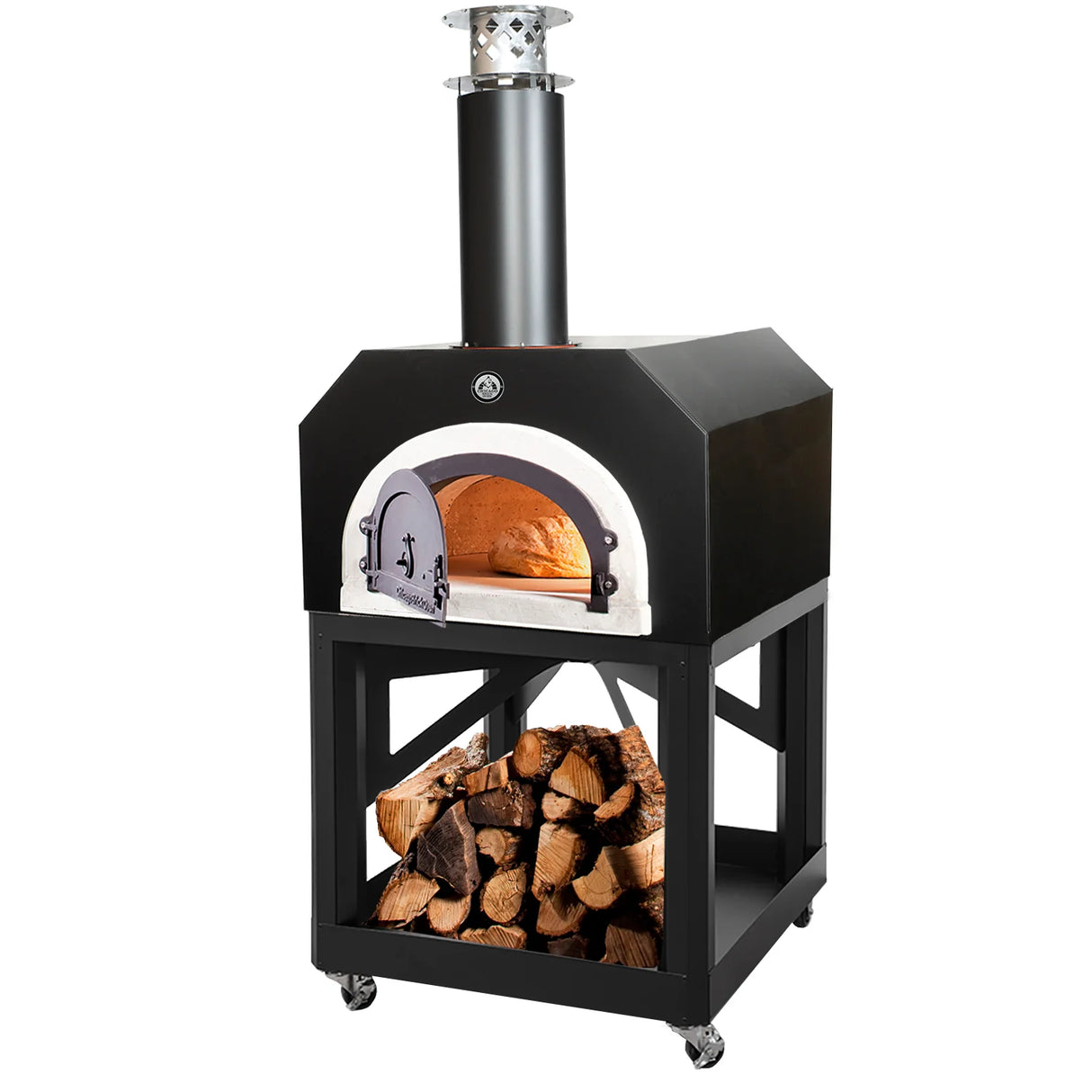 Solar Black CBO 750 Mobile Stand | Wood Fired Pizza Oven | Remarkable Cuisine