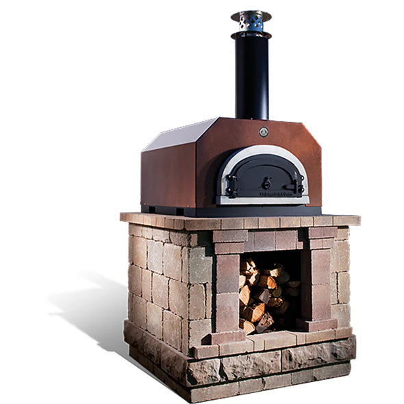 Chicago Brick Oven CBO 500 Countertop Wood Fired Pizza Oven 27" x 22" Cooking Surface
