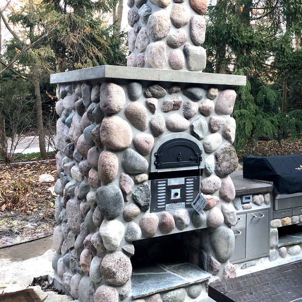 Chicago Brick Oven CBO 750 Hybrid DIY Kit (Propane) | Dual-Fuel (Gas and Wood)