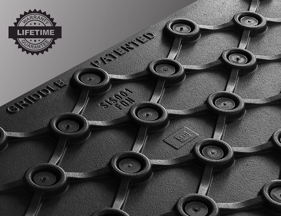 Le Griddle - Dual Burner Griddle w/ Cart - Natural Gas