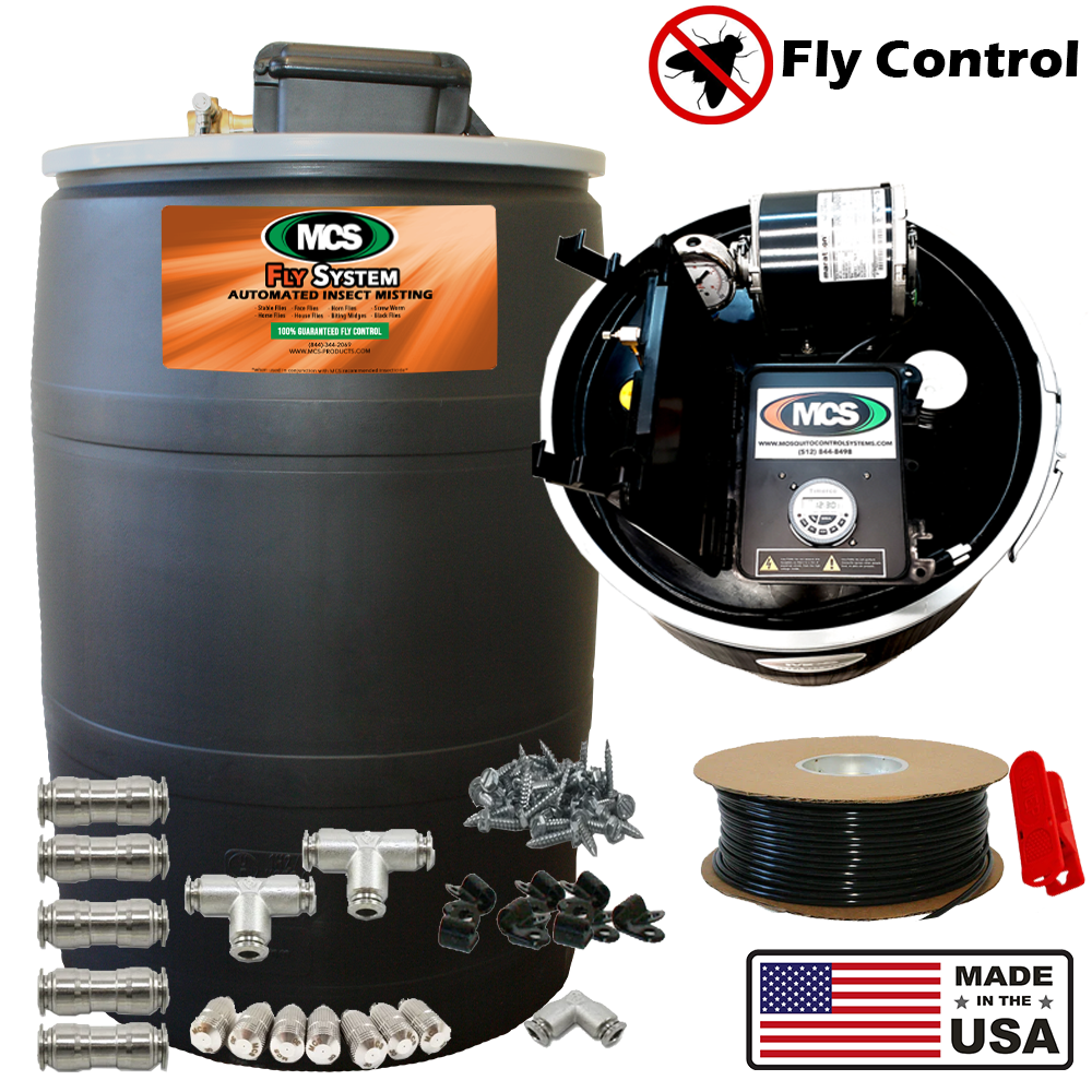 MCS Products 55 Gallon 10 Nozzle Fly Control Misting System Kit