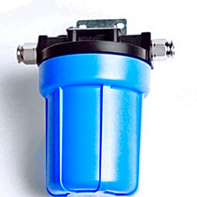 Complete 5" Filter Housing With 5 Micron Filter and 1/4" Push to Connect Fittings