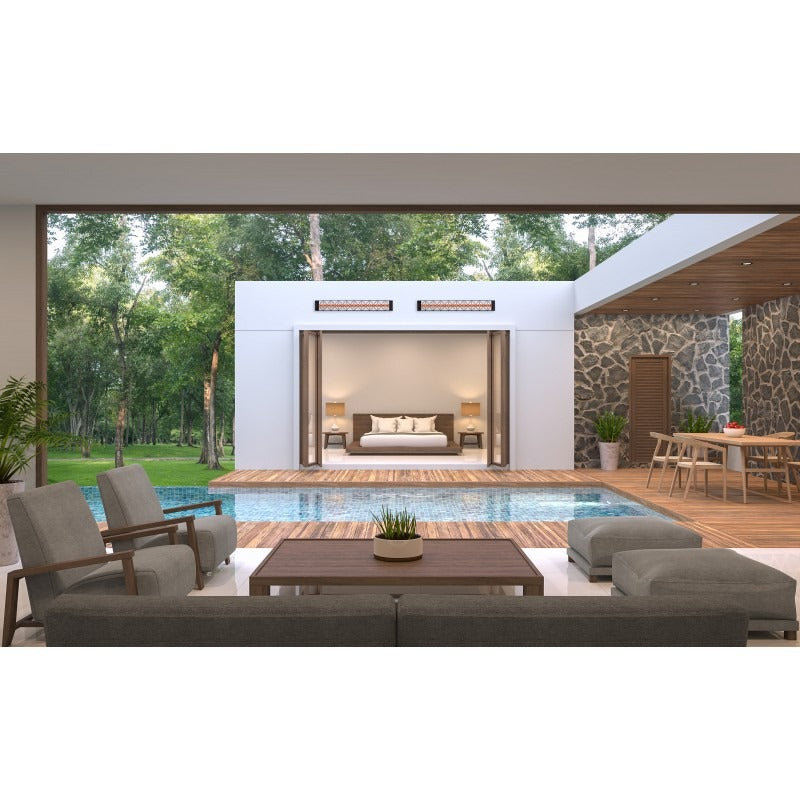 Infratech Dual Element  6000w Motif Collection Contemporary