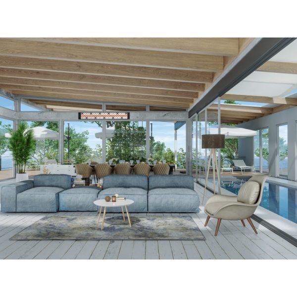 Infratech Dual Element  6000w Motif Collection Contemporary