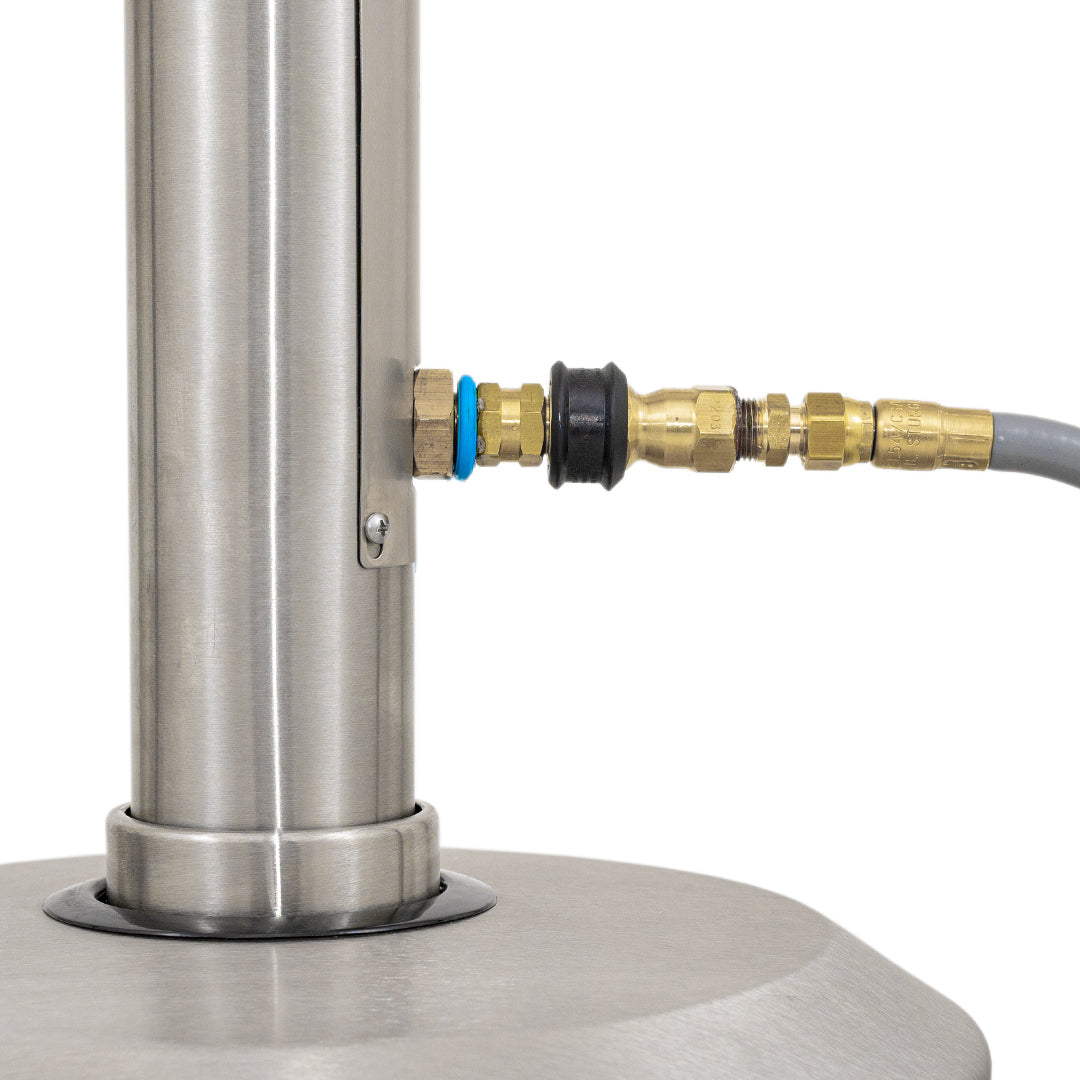Patio Comfort NPC05 SS Stainless Portable Natural Gas Patio Heater