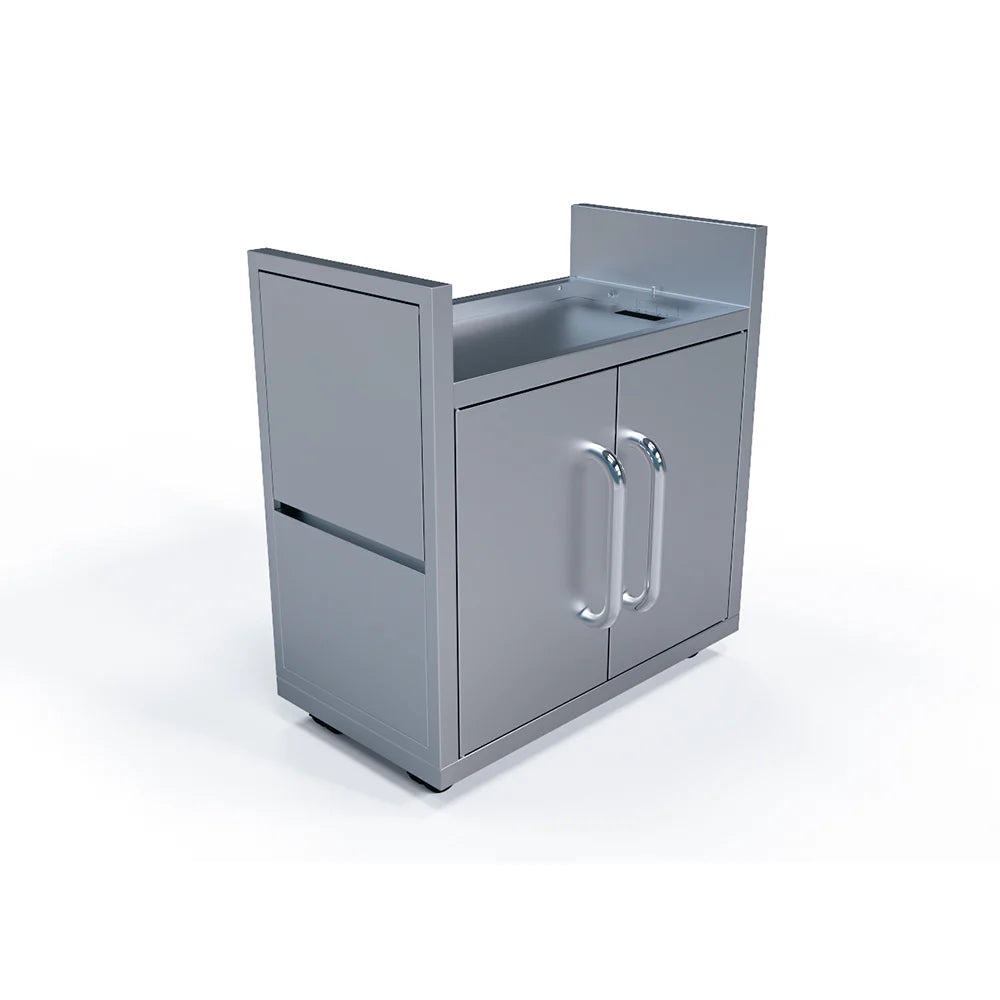 Le Griddle - Dual Burner Griddle w/ Cart - Natural Gas