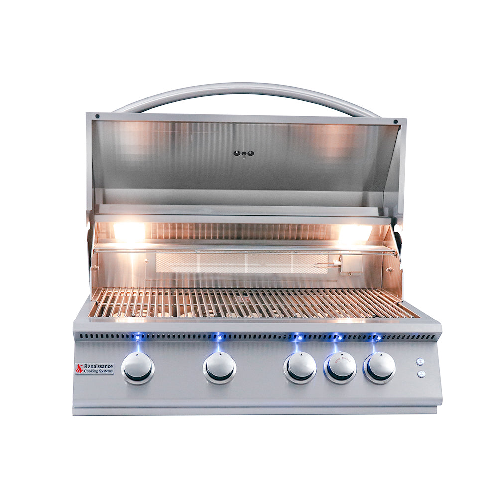 Premier 32" Grill W/Blue LED Lights