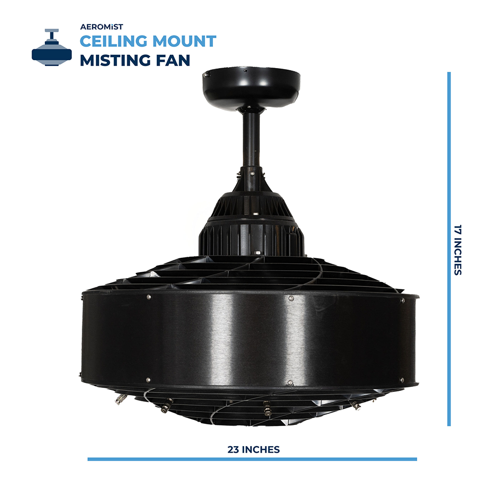 Bladeless Ceiling Mount Misting Fan