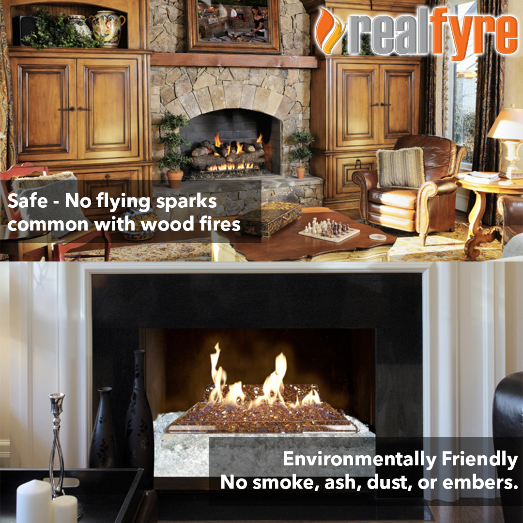 Real Fyre - Charred Cinder Oak