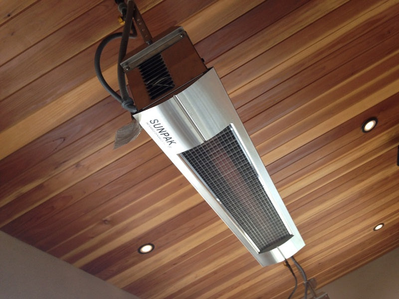 SUNPAK S34 S TSR Two Stage Remote 25,000 TO 34,000 BTU Stainless Steel Infrared Heater