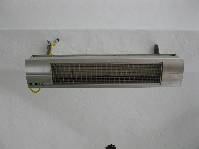 SUNPAK S34 S TSR Two Stage Remote 25,000 TO 34,000 BTU Stainless Steel Infrared Heater