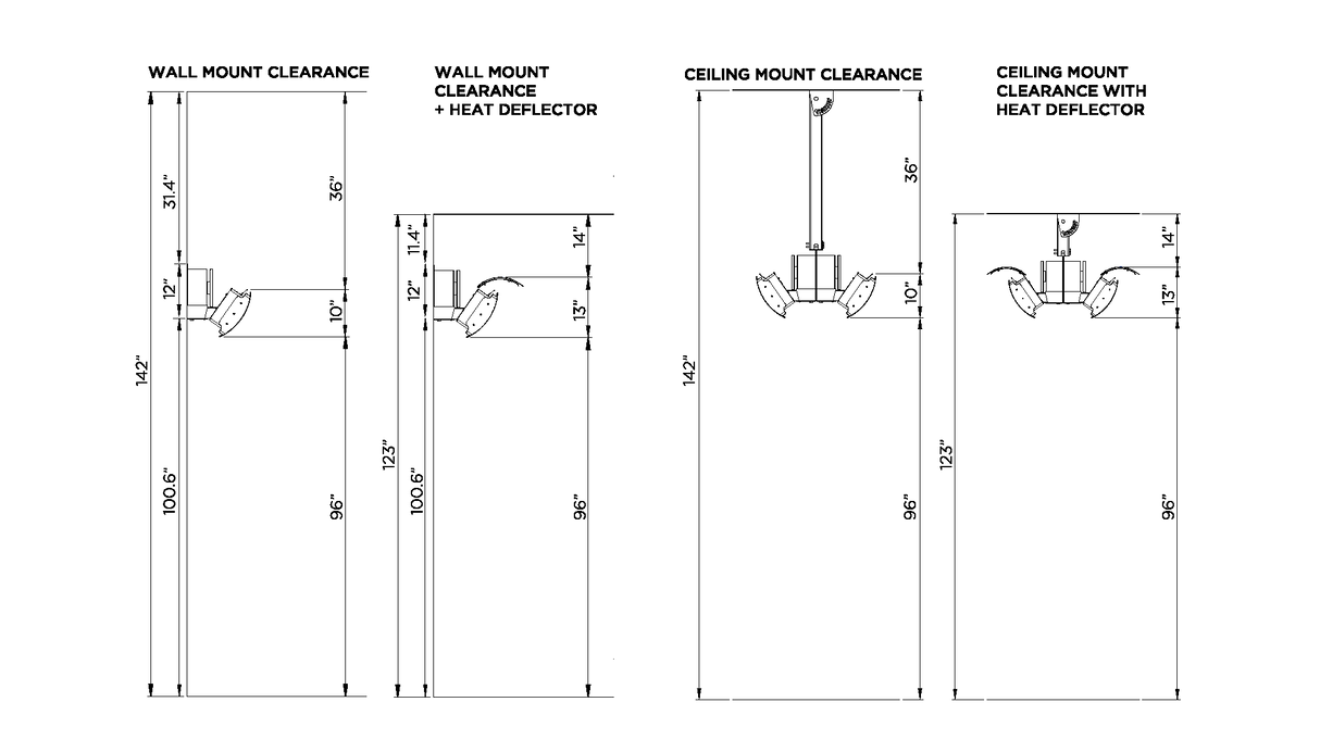 Bromic Tungsten 500 Series Gas or Propane Heater