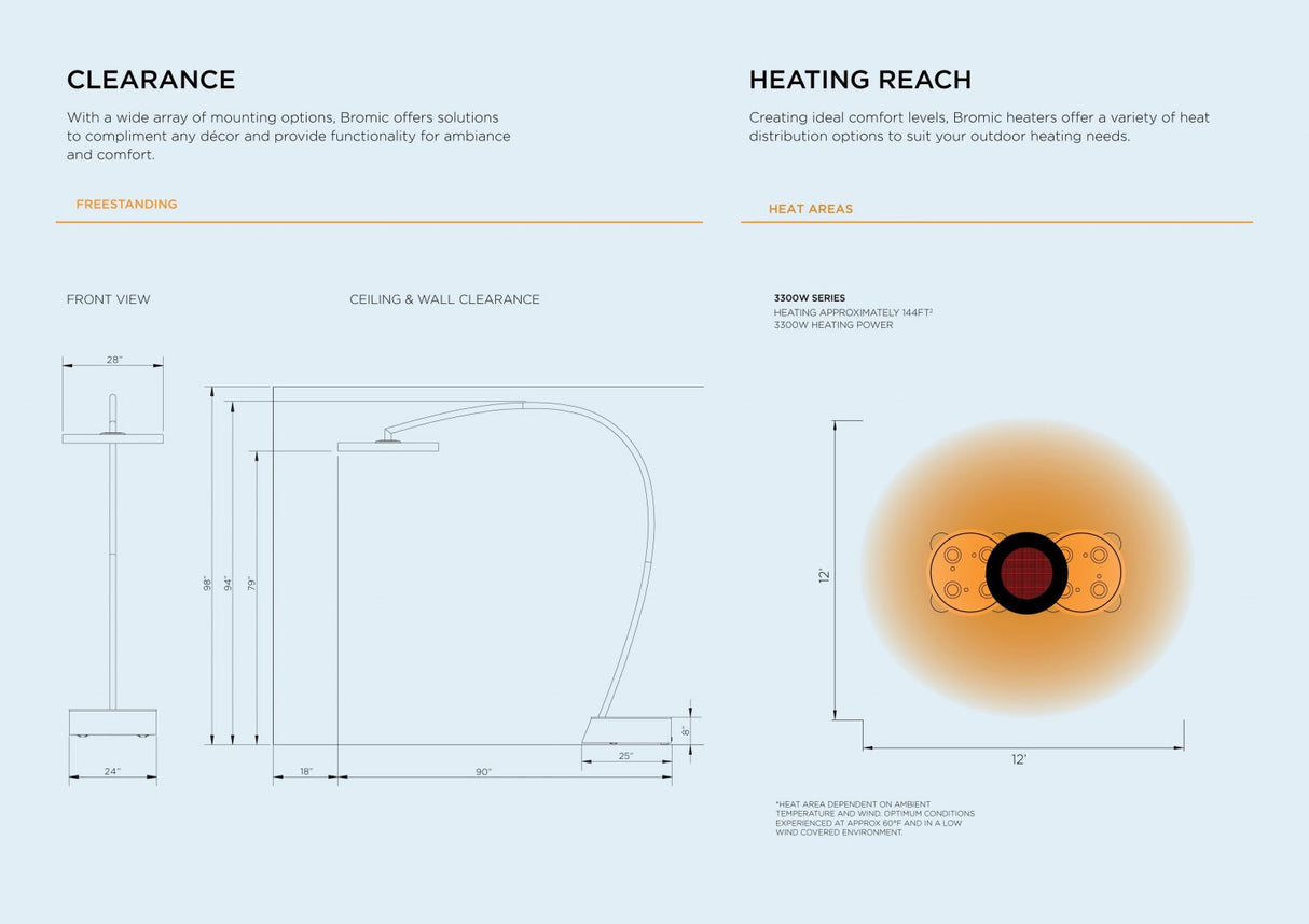 Bromic Eclipse Portable Smart Heat 2900W