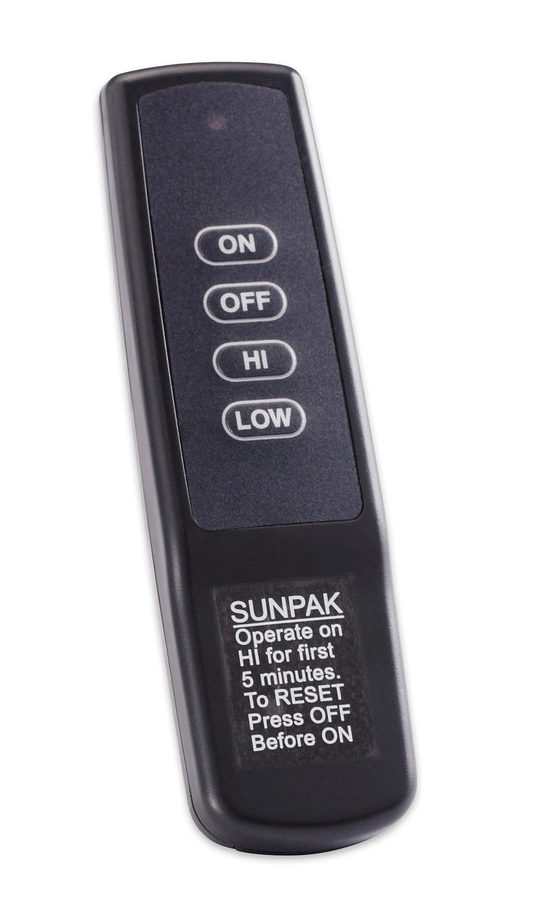 SUNPAK S34 S TSR Two Stage Remote 25,000 TO 34,000 BTU Stainless Steel Infrared Heater