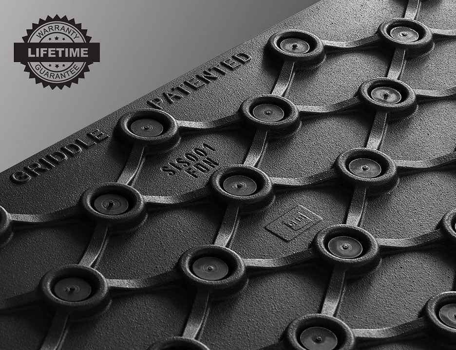 Le Griddle - Triple Burner Griddle w/ Cart - Natural Gas