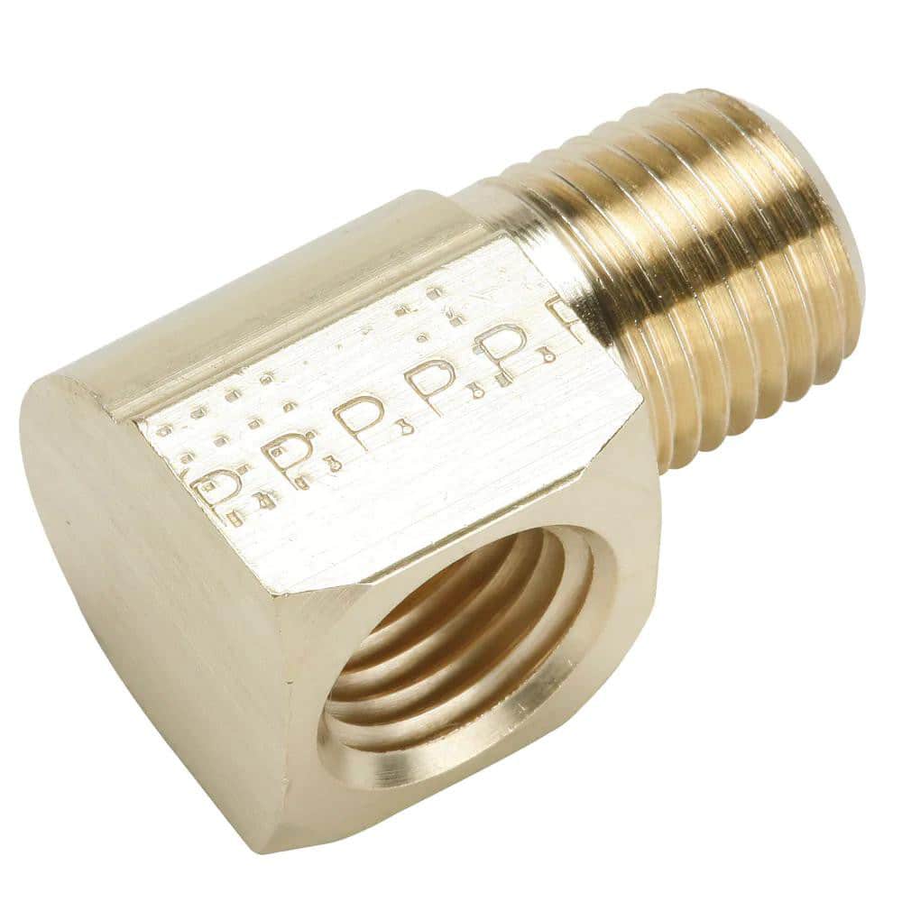 Brass Street Elbow - 1/4" NPT x 1/4" NPTF