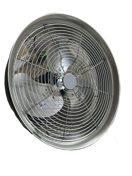 14" Oscillating Misting Fan With 4 Nozzle Mist Ring