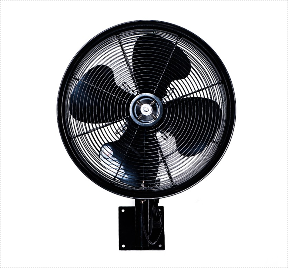 18″ Oscillating Misting Fan - 5 Nozzle Mist Hub - Available In