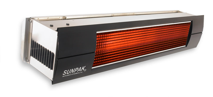 SUNPAK Model S34 S 34,000 BTU Classic Infrared Outdoor Patio Heater (Natural Gas, Stainless Steel Casing)