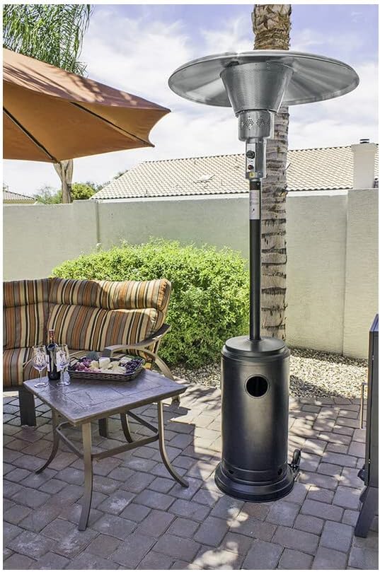 AZ Patio Heaters Commercial Patio Heater in Black