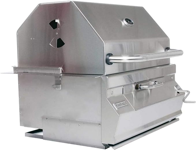 Legacy Charcoal 24" Stainless Steel Built-In Grill - 12SC01CA