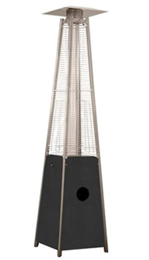 Residential Hammered Silver Glass Tube Patio Heater-40000BTUS