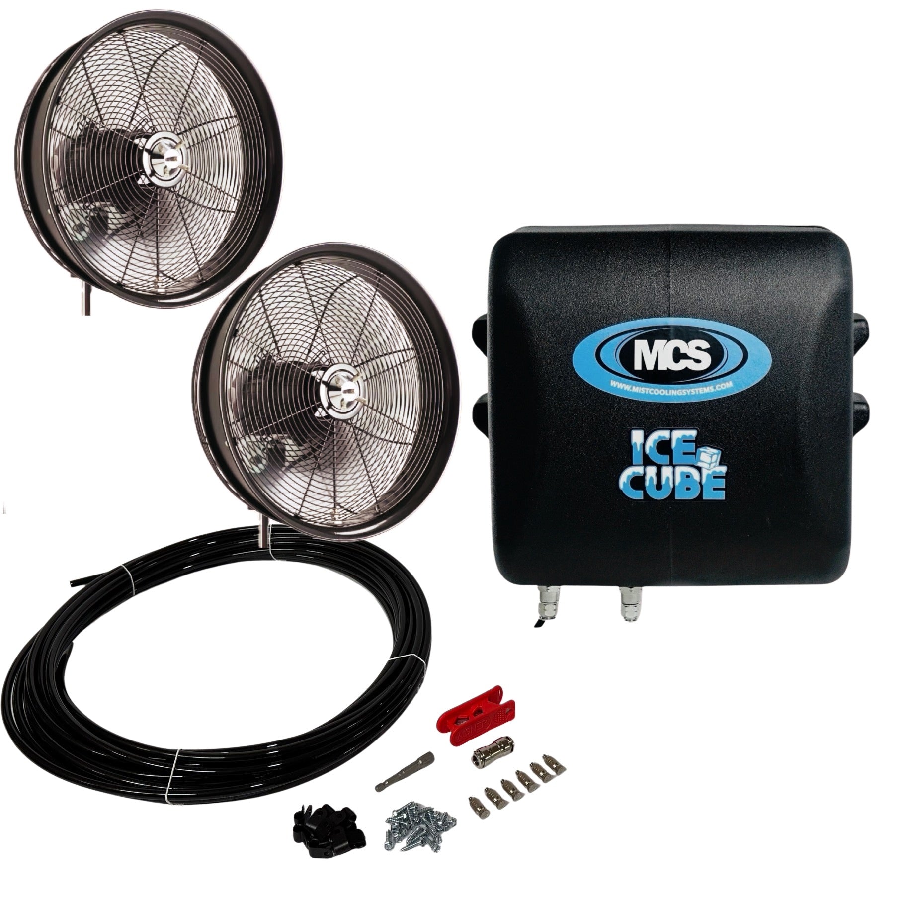 MCS Products Ice Cube Misting Pump and Fan Kit - Thumbnail 3