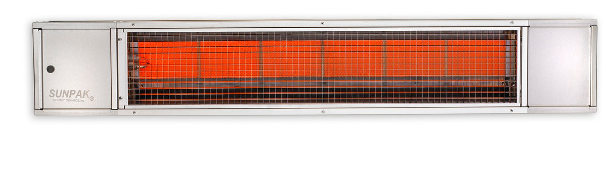 SUNPAK Model S34 S 34,000 BTU Classic Infrared Outdoor Patio Heater (Natural Gas, Stainless Steel Casing)