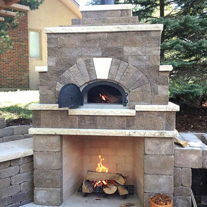 Chicago Brick Oven CBO-500 Outdoor Pizza Oven DIY Kit Wood Fired 27" X 22" Cooking Surface