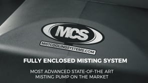 .5 GPM Fully Enclosed Misting Pump, Supports 20 to 40 Nozzles