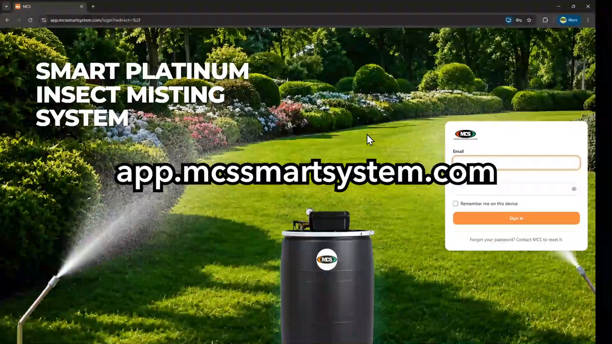 MCS Products 55 Gallon Smart Platinum Insect Misting System